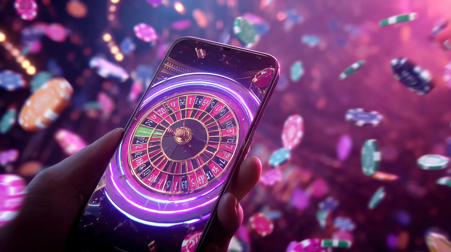 casino slots register login interface